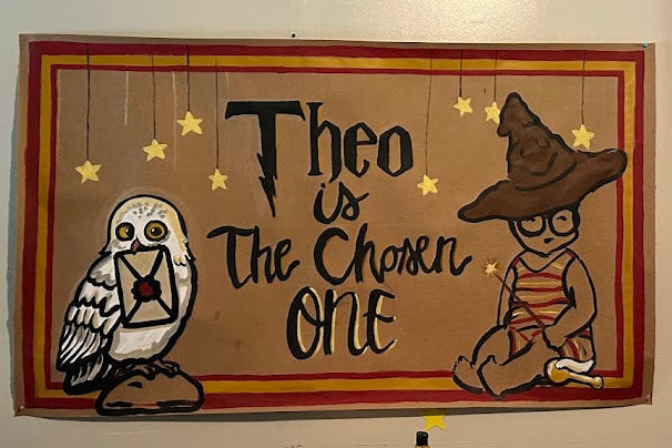 Celebration Banners on Craft Paper 3x5 feet