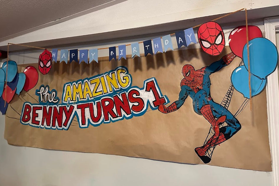 Celebration Banners on Craft Paper 3x5 feet