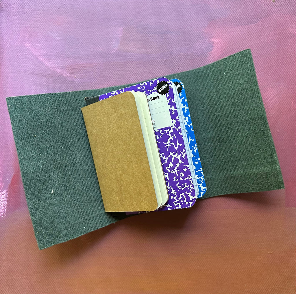 Mini Traveler Journals 5x3.5 folded.
