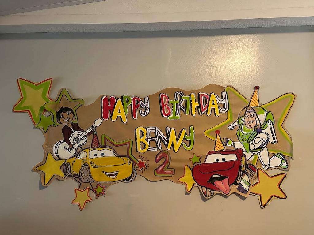 Celebration Banners on Craft Paper 3x5 feet