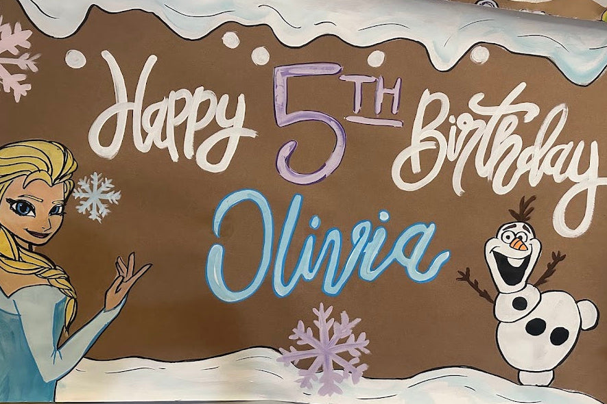 Celebration Banners on Craft Paper 3x5 feet